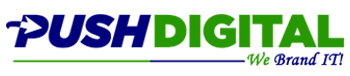 Push digital logo